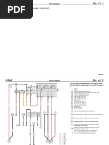 VW Golf 6 Wiring Diagrams Eng