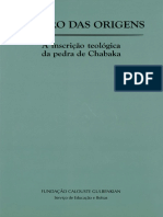 A Inscrição Teológica Da Pedra de Chabaka. O Livro Das Origens