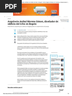 Arquitecto Aníbal Moreno Gómez, Diseñador Del Edificio Del Icfes en Bogotá - Archivo Digital de Noticias de Colombia y El Mundo Desde 1.990