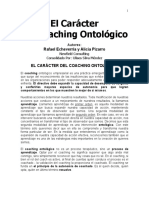 El Carácter Del Coaching Ontológico