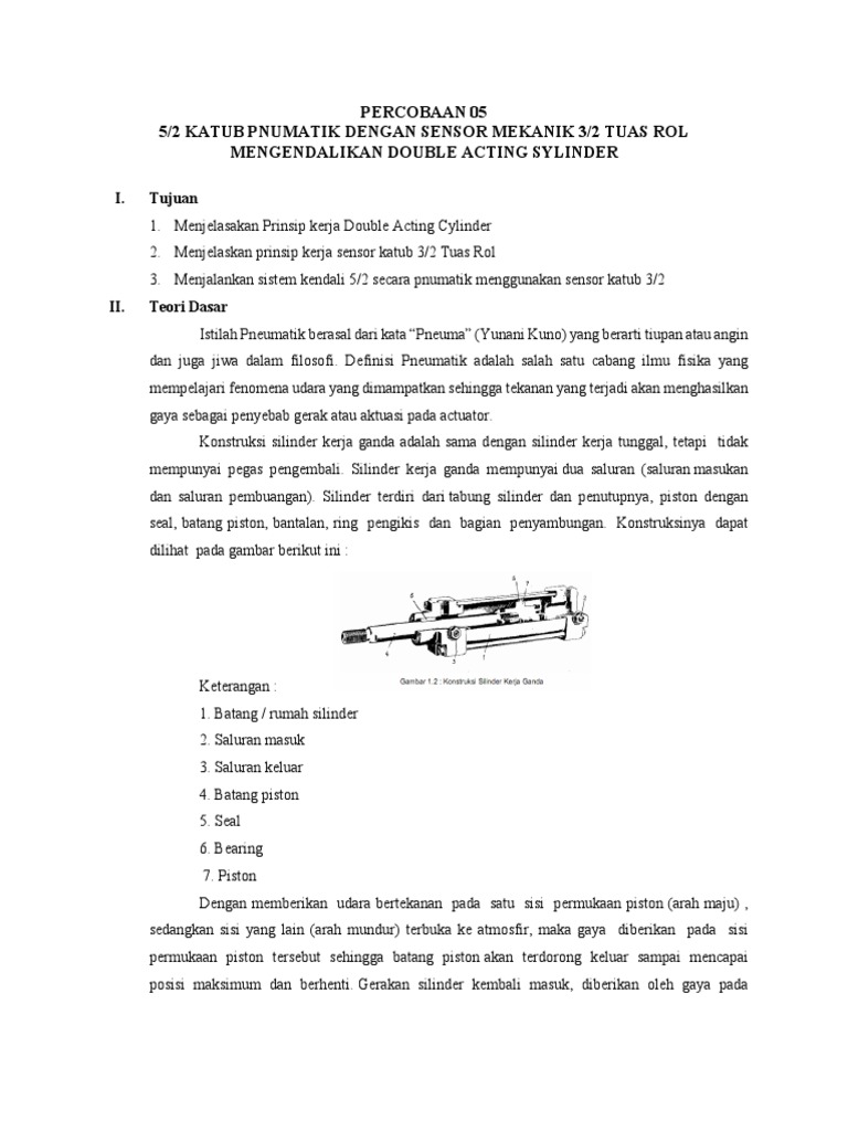 Sistem Pneumatik Katub 3/2 dan 5/2 | PDF