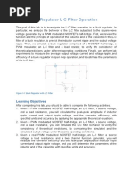 Lab 6: Buck Regulator L-C Filter Operation: Learning Objectives