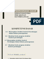 Pemrograman Dasar Perulangan