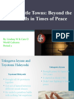 Castle Towns: Beyond The Walls in Times of Peace: By: Lindsay W & Cate O World Cultures Period 2