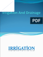 Irrigation and Drainage