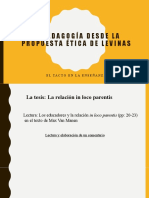 La Pedagogía Desde La Propuesta Ética de Levinas