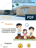 Charla para Las Familias y Los Estudiantes