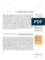 Ensino de Geografia: Uso e Aplicação de Oficina de Cartografia Enfatizando As Formas de Orientação