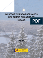 Impactos y Riesgos Derivados Del Cambio Climático en España