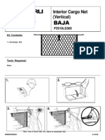 2003 Subaru Baja - Interior Cargo Net Vertical) Installation