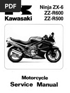 Kawasaki ZX6 ZZR600 90-97-Pg 1-99 | PDF
