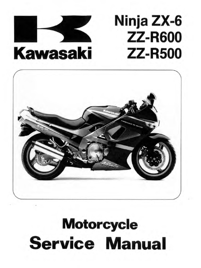 K  Kawasaki ZX6 ZZR600 90-97-Pg 1-99 | PDF