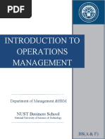 Introduction To Ops MGT-BSACF - (New)