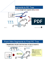 From Wire Segments To RC Tree: Big Idea: Replace Straight Wire Segment With