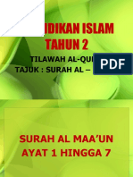 Pendidikan Islam Thun 2 Surah Al - Maun