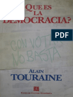 281462306 Que Es La Democracia Alain Touraine