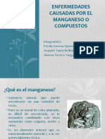 Enfermedades Profesionales - Manganeso