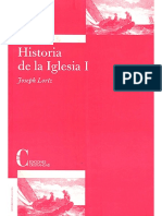 HISTORIA de LA IGLESIA I. 