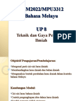 Slaid UP8 Teknik Dan Gaya Penulisan Ilmiah