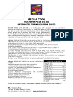 Specs Sheet Mecha Tool ATF