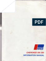Cherokee Six 3oo Information Manual