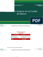 Educación Superior en La Ciudad de México