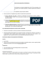 Procesos de declaración de pertenencia por prescripción