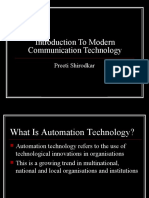 Introduction To Modern Communication Technology