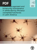 Health Management and Biosecurity Maintenance in White Shrimp