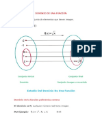 Dominio de Funciones