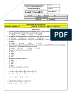 Diagnostico 6° Matematicas