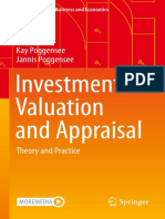 Investment Valuation and Appraisal. 