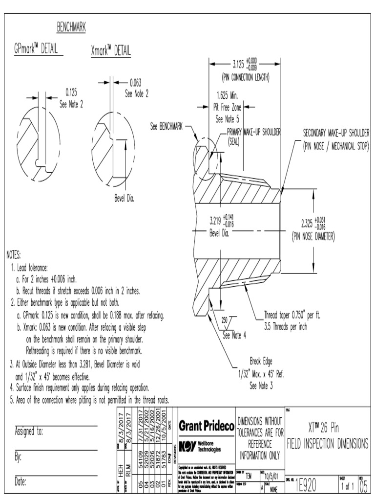 Field Inspection XT™ 26 Pin 1E920 | PDF