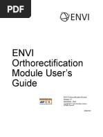 ENVI Orthorectification - Module - User - Guide