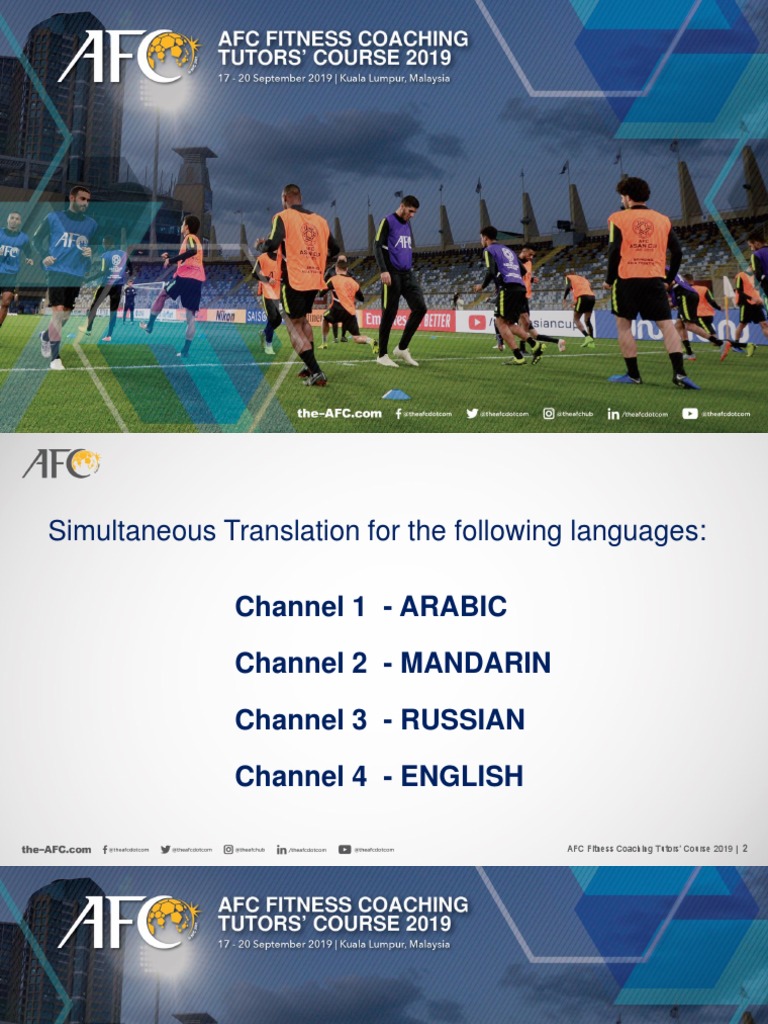 1 - FCTC19 - Admin & Programme | PDF | Association Football ...