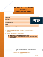 Grade 6 Term 1 Common Fractions Lesson 1