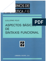 ROJO Guillermo - Aspectos básicos de sintaxis funcional