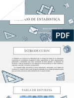 Trabajo de Estadistica