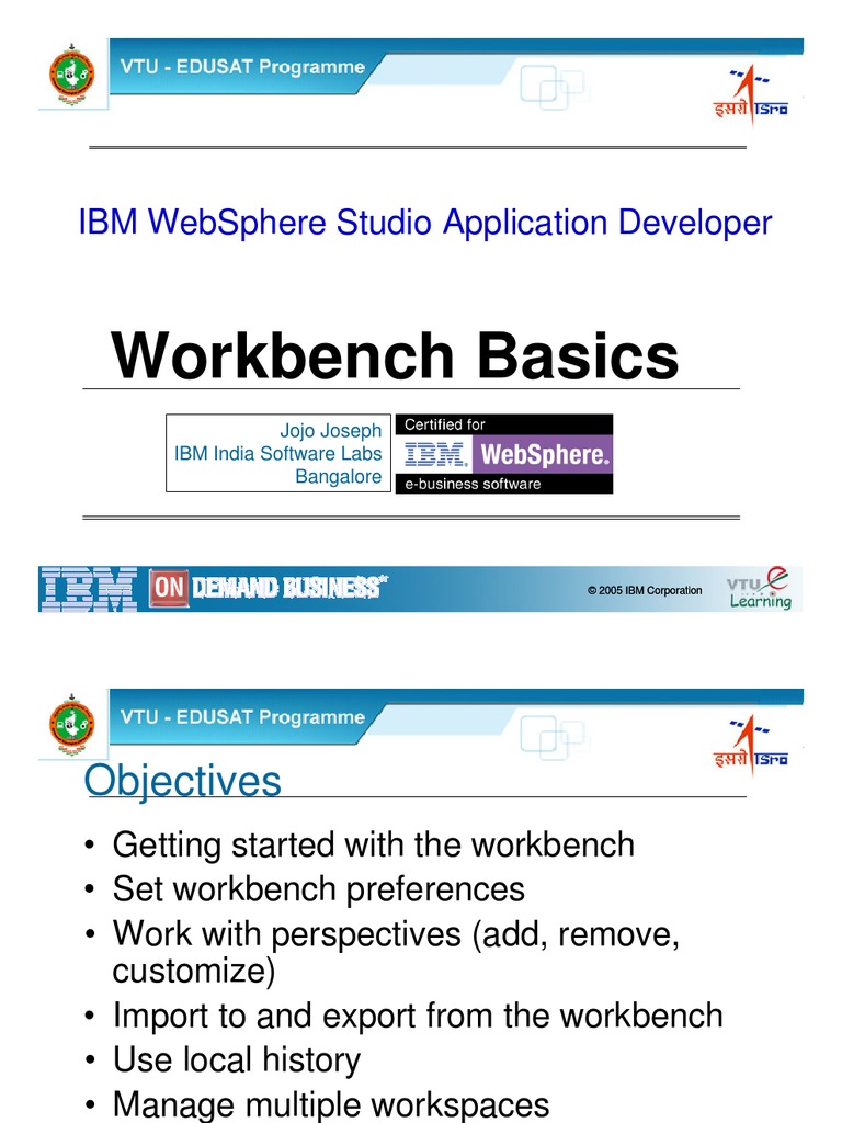 Workbench Basics | PDF | Enterprise Java Beans | Java Platform