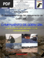 Informe Sobre el desmantelamiento del Campamento de Gdeim Izik - Codapso 2011
