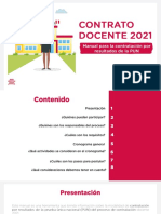 Manual para La Contratación Por Resultados de La PUN