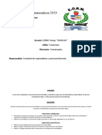 Plan de Matematicas Chuicaja