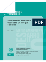 Medio Ambinte y Desarrollo- Sostenibilidad y Desarrollo. CEPAL