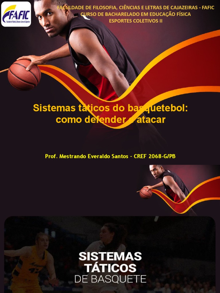 Sistemas táticos de defesa e ataque no basquetebol: uma análise dos ...