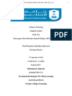 College of Nursing Graduate Studies NUR 502 Term Paper About Hussain Ahmad Sofiany, BSN, RN