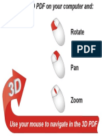 Rotate: Use Your Mouse To Navigate in The 3D PDF