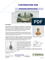 Evaporation Pan