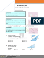 7º Ano Semelhança de Triangulos