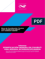 Informe Mesa Técnica Sobre Zonificación Minera en Chubut