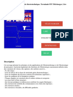Physique Appliquée Au Génie Électrotechnique. Terminale STI Télécharger, Lire PDF